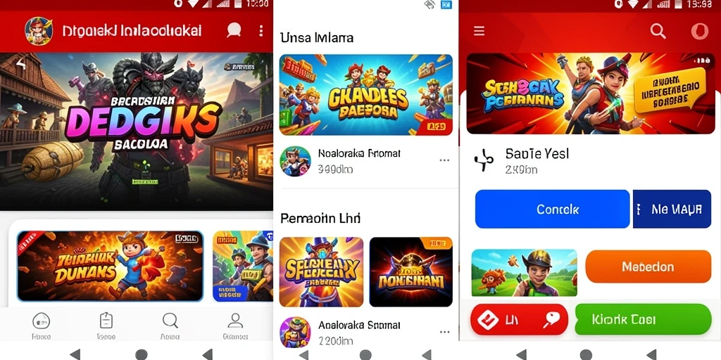 Tangkapan layar level yang menantang dan menarik.
